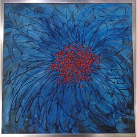 Obraz - Akryl - Modrý kvet - Mgr. Anna Szatványi