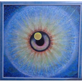 Painting - Acrylic - Eye - Sun - Mgr. Art Kamil Jurašek