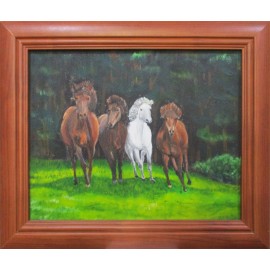 Painting - Oil painting - Horses - Alexander Orlík