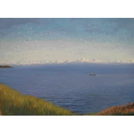 Painting - Acrylic on canvas - Harbor II. - Mgr. Art. Kamil Jurašek