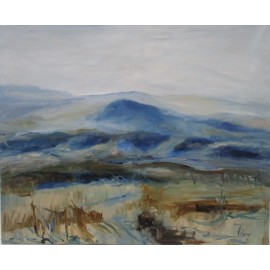 Painting - Oil painting - Landscape near Kamenice - Monika Vitányi
