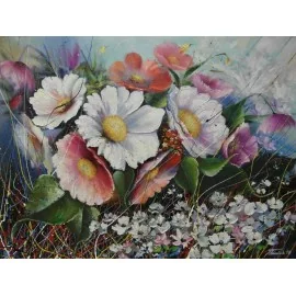 Obraz - Olejomaľba - Kvety 2 - Peter Treciak