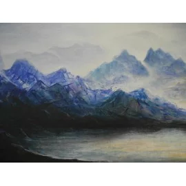 Painting - Acrylic- Tatras I - Mgr. Art. Kamil Jurašek