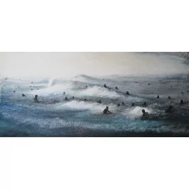 Painting - Swimming or melting - Mgr. Art. Kamil Jurašek
