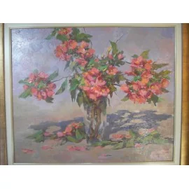 Painting - Oil painting - Flowers Dule - Timour Karimov