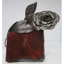 Helena Ferleťáková -kovaná dekorácia- ruža